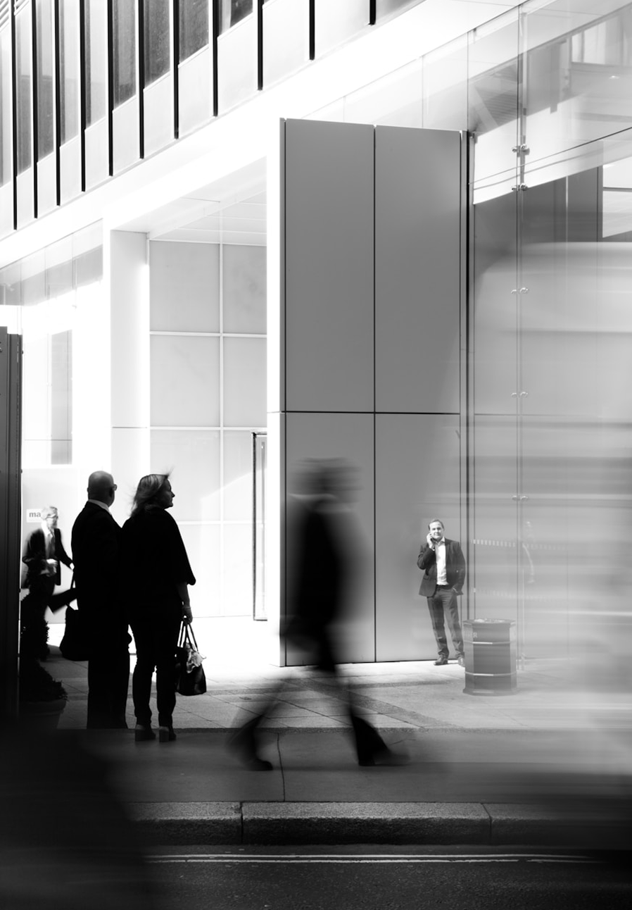People walking